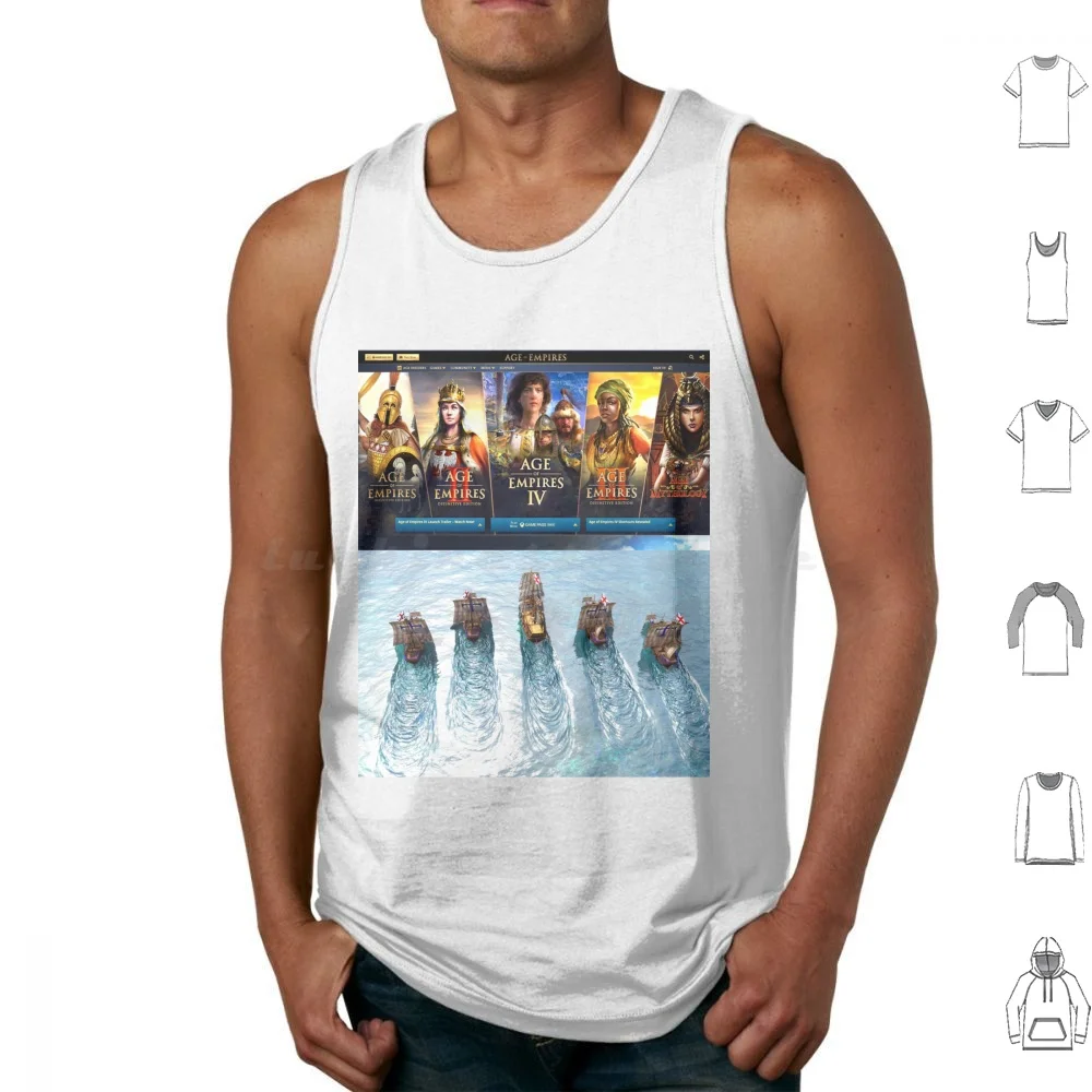 Age Of Empire Series Final Tank Tops Print Cotton Age Of Empires Age Of Empires 4 Meme Fantasy Age Of Mythology Tdork Tanz