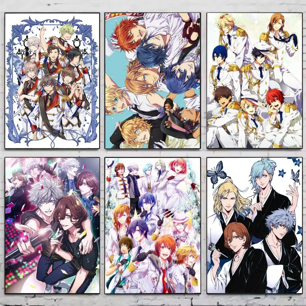 Uta No Prince-sama Poster HD Waterproof Self-Adhesive Wall Sticker For Room Decor, Premium Print Gift