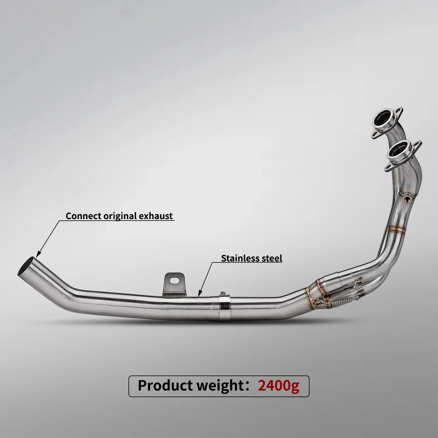 Africa Twin Off Road Moto Exhaust Manifold Motorcycle Escape Pipe Optional Interface For CRF1100L CRF1100 2020-2024