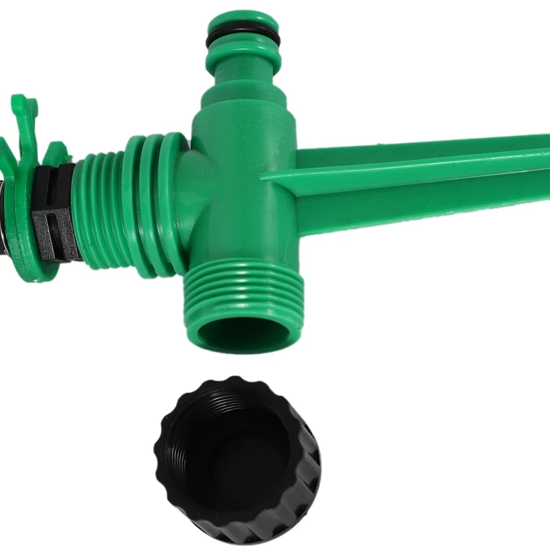 360 Rotating Water Sprinkle Garden Lawn Impulse Nozzle Watering Tool Pin Pulse Type Abs+Pp Hight Pressure Long Range