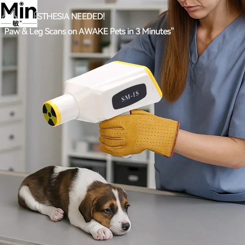 CE Certified Handheld Powered Portable Digital X Ray Machine for Small Animal Clinics Farms Veterinary Laboratory