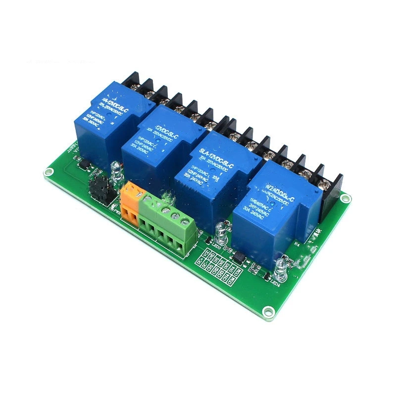 1pcs SLA-05VDC-SL-C 12V 30A 1 2 4-Channel Relay Module+Electronic With Optocoupler isolation relay module High/low level trigger