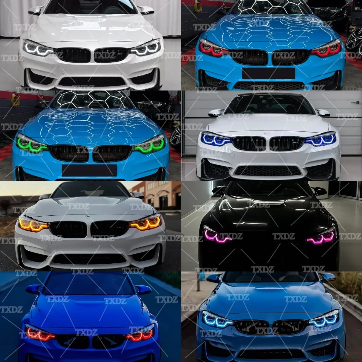 

M4 F82 Adaptive Headlight Angel Eye DRL Modules For BMW 4 Series F32 F33 F80 M3 F36 LCI 420i 430i 440i Daytime Running Lights