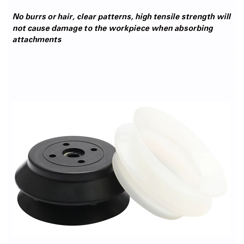 ذراع ميكانيكية كوب شفاط المكنسة الكهربائية الصناعية ZPT-HB40/50/63/80/100/125 طبقة مزدوجة من السيليكون للخدمة الشاقة الهوائية