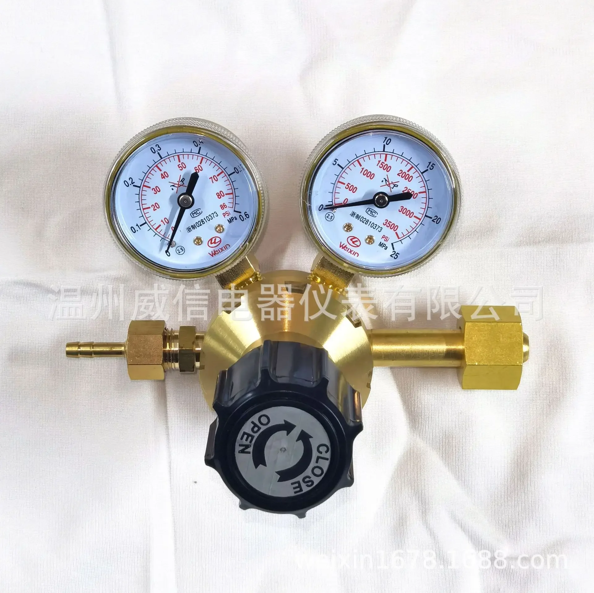 

Automotive Exhaust Gas Detection Tool Copper Single-stage Gas Pressure Regulator Calibration Gas Detection Valve WX-565