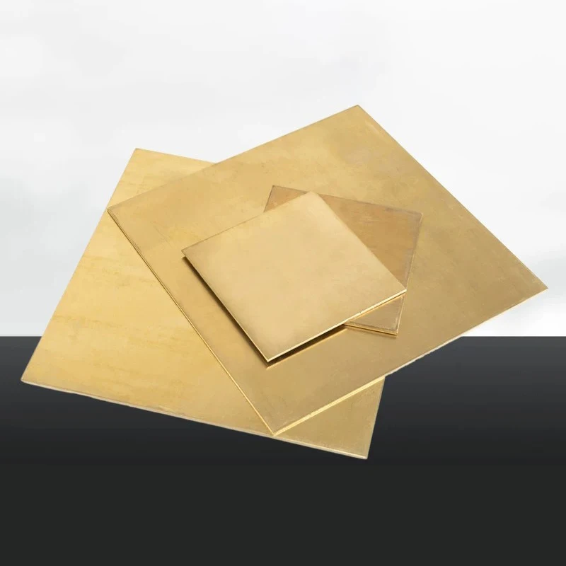 1~4pc Thickness: 0.1/0.15/0.2/0.25/0.3/0.4/0.5mm Length/Width:10~400mm H62 Brass Plate DIY Contruction Brass Pad