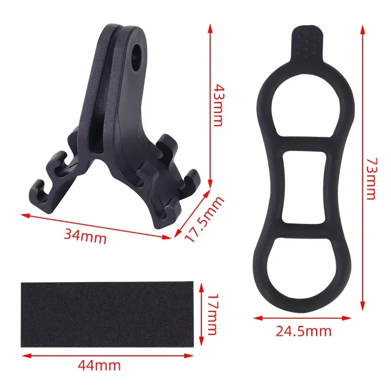 Bicycle Light Torch Holder Flashlight Bracket Road Bike Mtb Bicycle Parts For Garmin Edge Bryton GPS Computer Mount Adapter