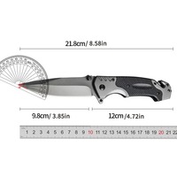 German outdoor folding knife, household sharp high hardness fruit cutting tool, multifunctional portable portable knife