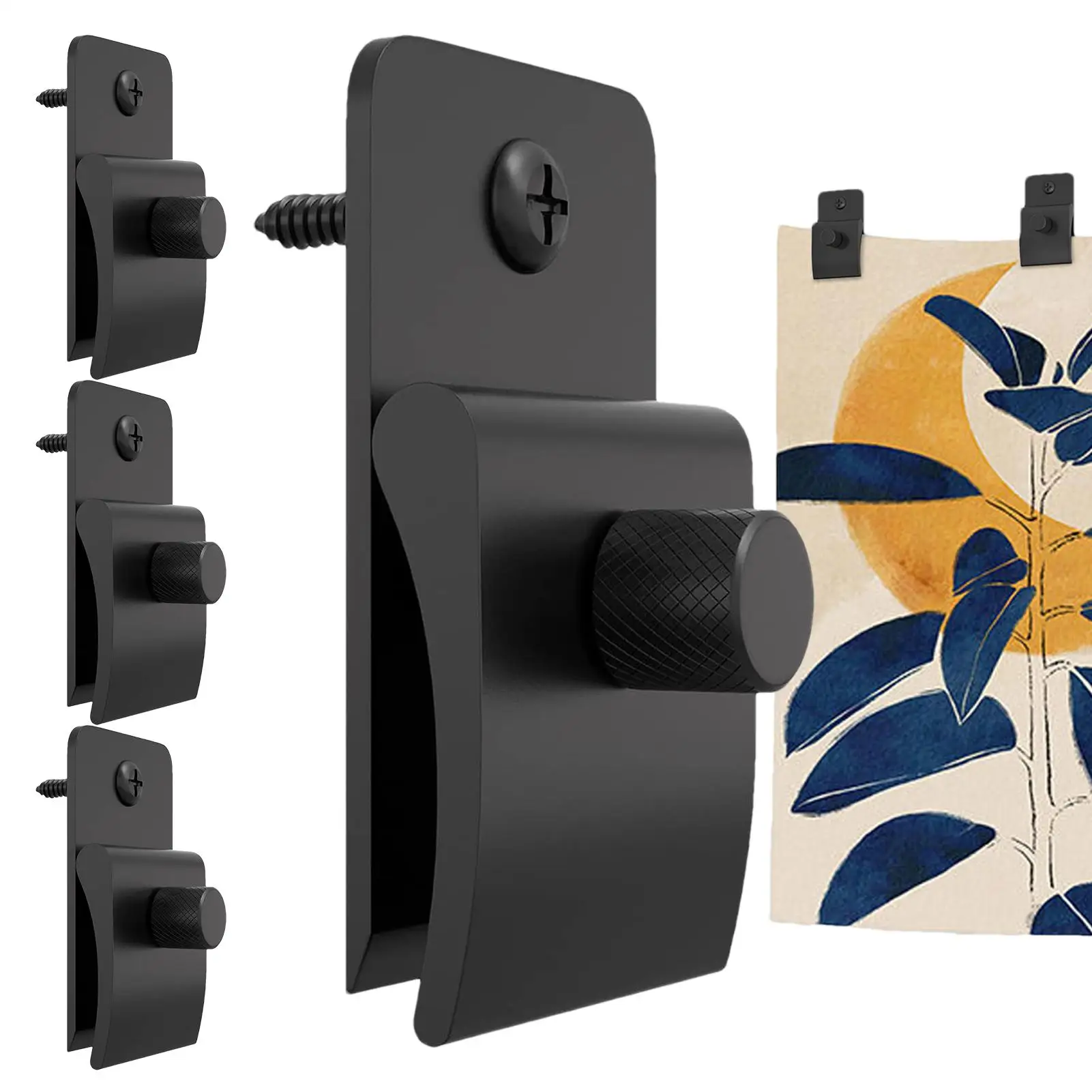 Blanket Wall Clips 4pcs Tapestry Blanket Quilt Display Clips For Wall Home Showcase Artwork Strong Hold Hangers For Study Librar