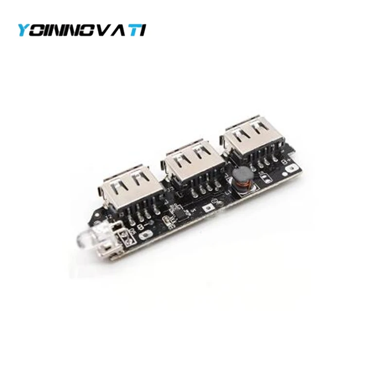 5V2.1A Boost Module DIY Power Bank Circuit Board with 3USB for 18650 Lithium Battery Electronic Modules and Kits