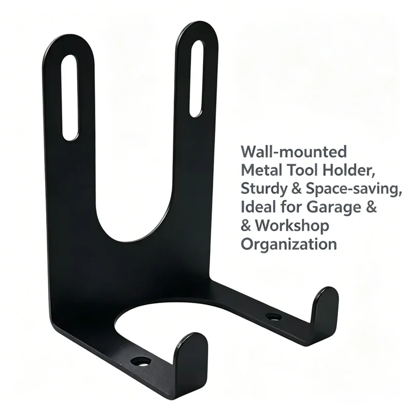 All-in-one Wall Mount Tool Storage Kit L Shape Metal Bracket With Screws Plugs For Garage Workshop Spray Can Bottle Organization