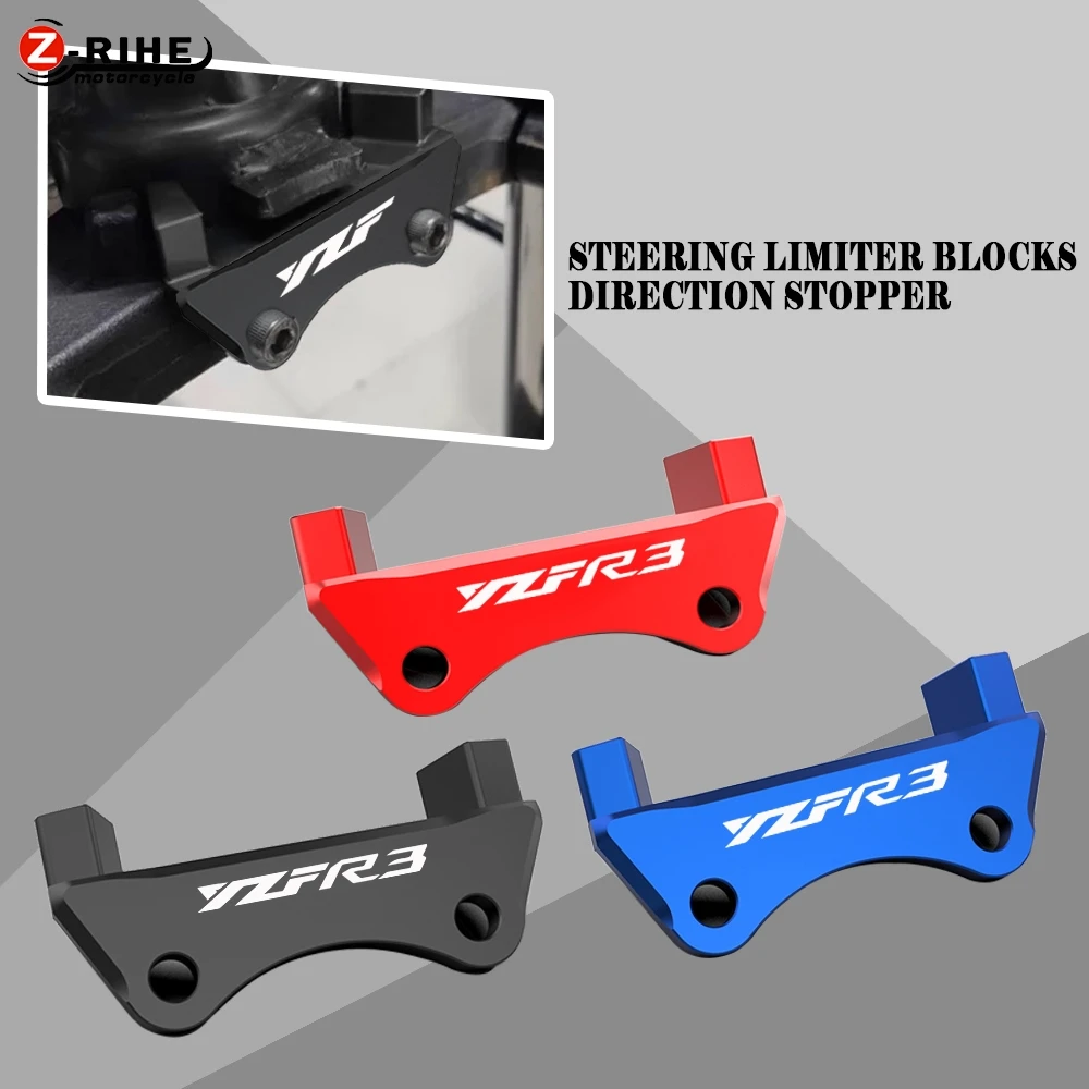 

For YAMAHA YZF R3 YZFR3 YZF-R3 2015-2021 2022 2023 2024 YZF-R 3 Motorcycle Accessories Steering Limiter Blocks Direction Stopper