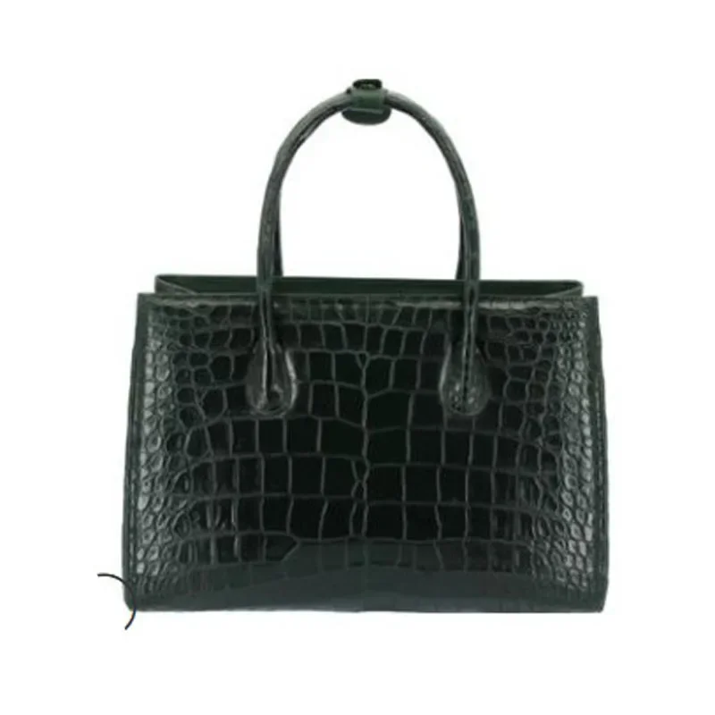 hongzhiyan Business women handbag new  simple woman bag solid color  portable  crocodile handbag