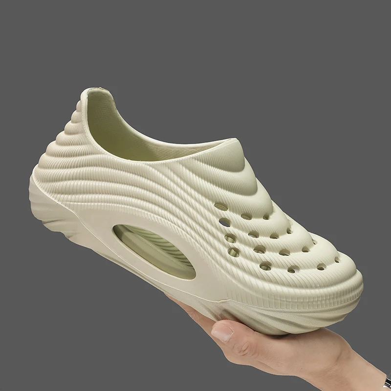 

Men's EVA Cloud Slides, Breathable Non-Slip Garden Clogs, Lightweight Cushioned Summer Slippers for Indoor Outdoor Beach