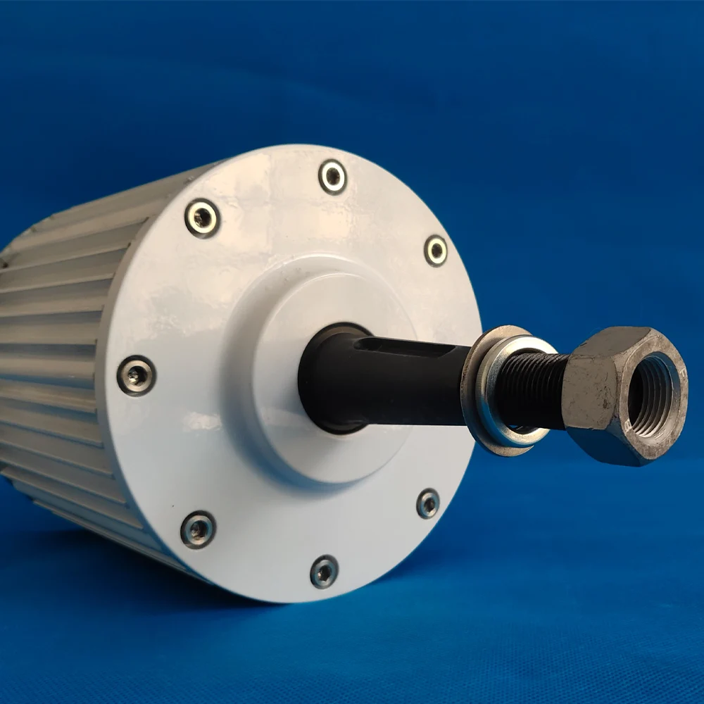 Imagem -06 - Gerador de Turbina Eólica 1kw20kw 12v380v Baixa Potência Rpm Dínamo Magnético Alternador de Turbina de Água Moinho de Energia Livre
