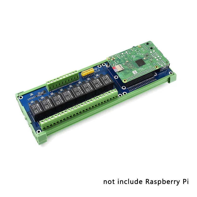 

Raspberry Pi 5 / 4B 8 Channel Relay Extention Board with Indicator Light for RPi 5 4B 3B 3B Zero 2 W Smart Home