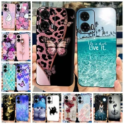 For Motorola Moto G35 5G Case 2024 Cute Cartoon Cat Butterfly Bumper Soft Silicone Phone Cases For MotoG35 G 35 Protective Cover