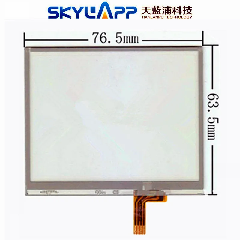 

New 3.5''Inch 4 Wire Resistive Touch Screen Panel 76.5mm*63.5mm Touch Screen 76mm*63mm Digitizer Panel Glass Free Shipping