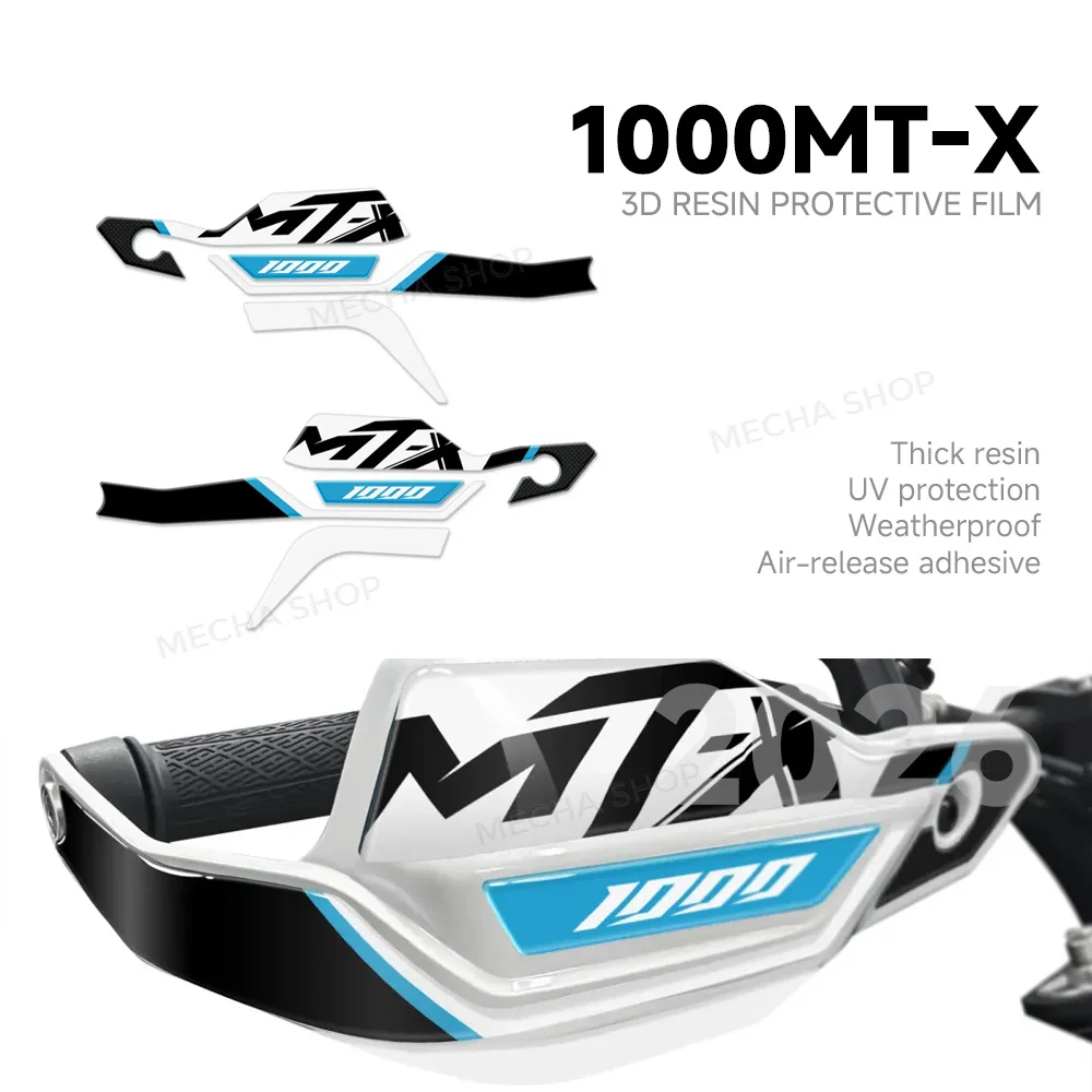 Motorcycle Handguards Shield Sticker Waterproof Hand Guards Deflectors Decorative Decal For 1000 MT-X 2026