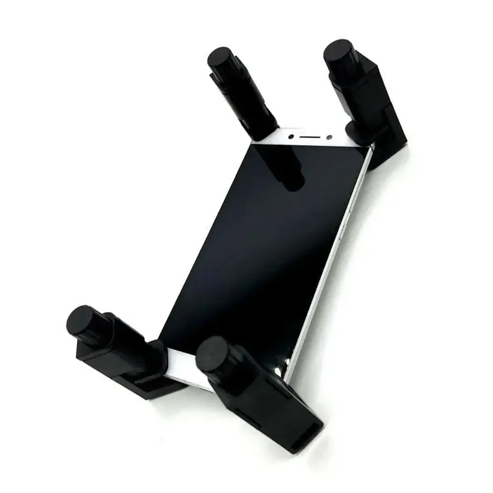 

4 шт., зажим для экрана телефона, инструменты для ремонта, универсальный фиксированный держатель для мобильного телефона, черный регулируемый крепежный зажим