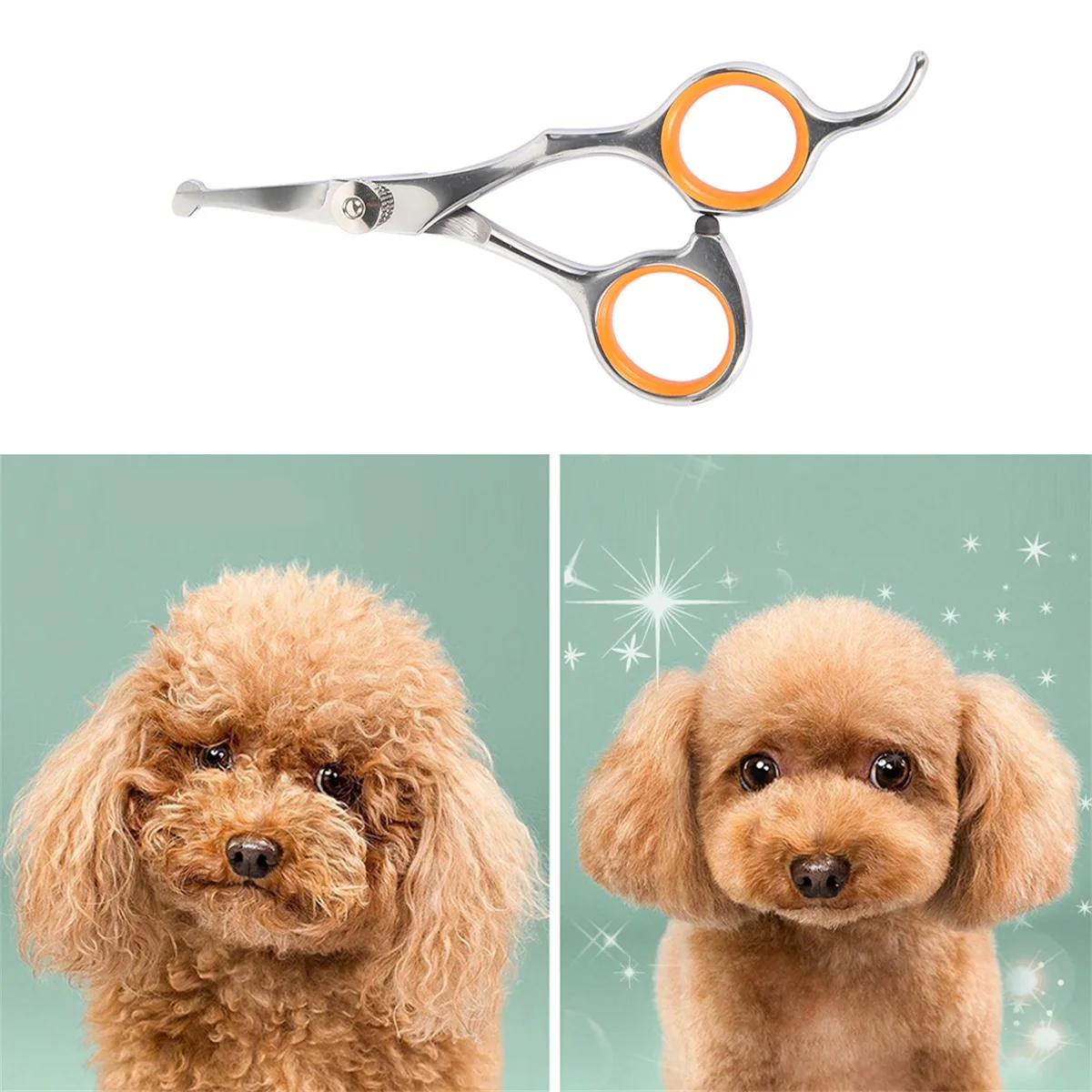 Cat Dog Hair Scissors Professional Pet Hair Cutting Tools Stainless Steel Durable Safety Rounded Tips Pets Grooming Supplies