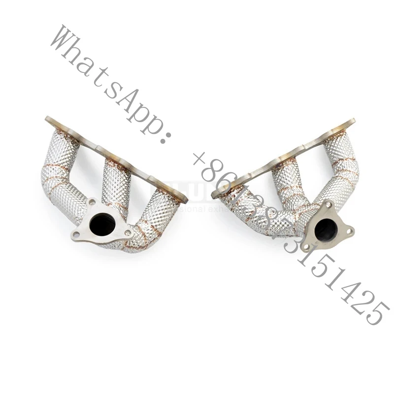 

Suitable 992.1 3.0T/S 2018-2023 racing performance manifold, high-performance stainless steel exhaust manifo