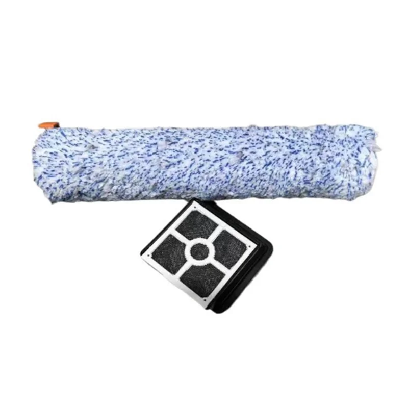 

Promotion!2X Roller Brush And 2X Filters For I LIFE W90 Cordless Wireless Dry Cleaning Smart Sweeping Roboat Vacuum Cleaner Acce
