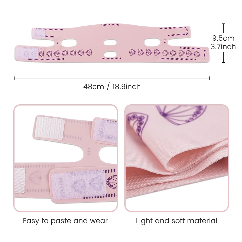 Reusable Face Slimming Bandage V Line Face Shaper Women Chin Cheek Lift Up Belt Facial Massage Strap Face Skin Care Beauty Tools