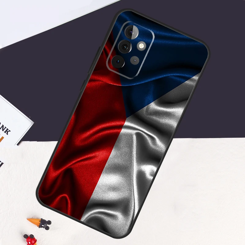 Czech Republic Flag Case For Samsung Galaxy A14 A55 A06 A05 A36 A26 A16 A54 A34 A22 A32 A52 A35 A15 A53 A13 A56 view 2