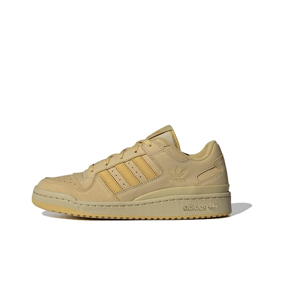 Adidas Originals FORUM Skateboard Shoes Unisex Low Top Yellow ID0991