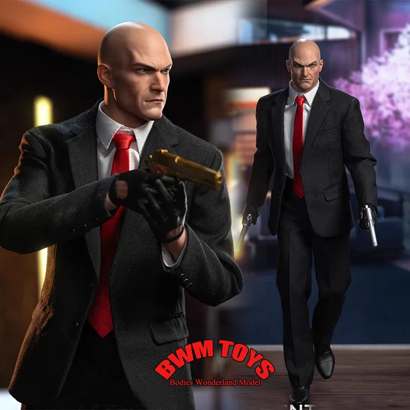 Master Team MTTOYS020 1/6 Collectible Bald Agent Assassin Double Head Male Soldier Full Set 12Inch Action Figure Doll