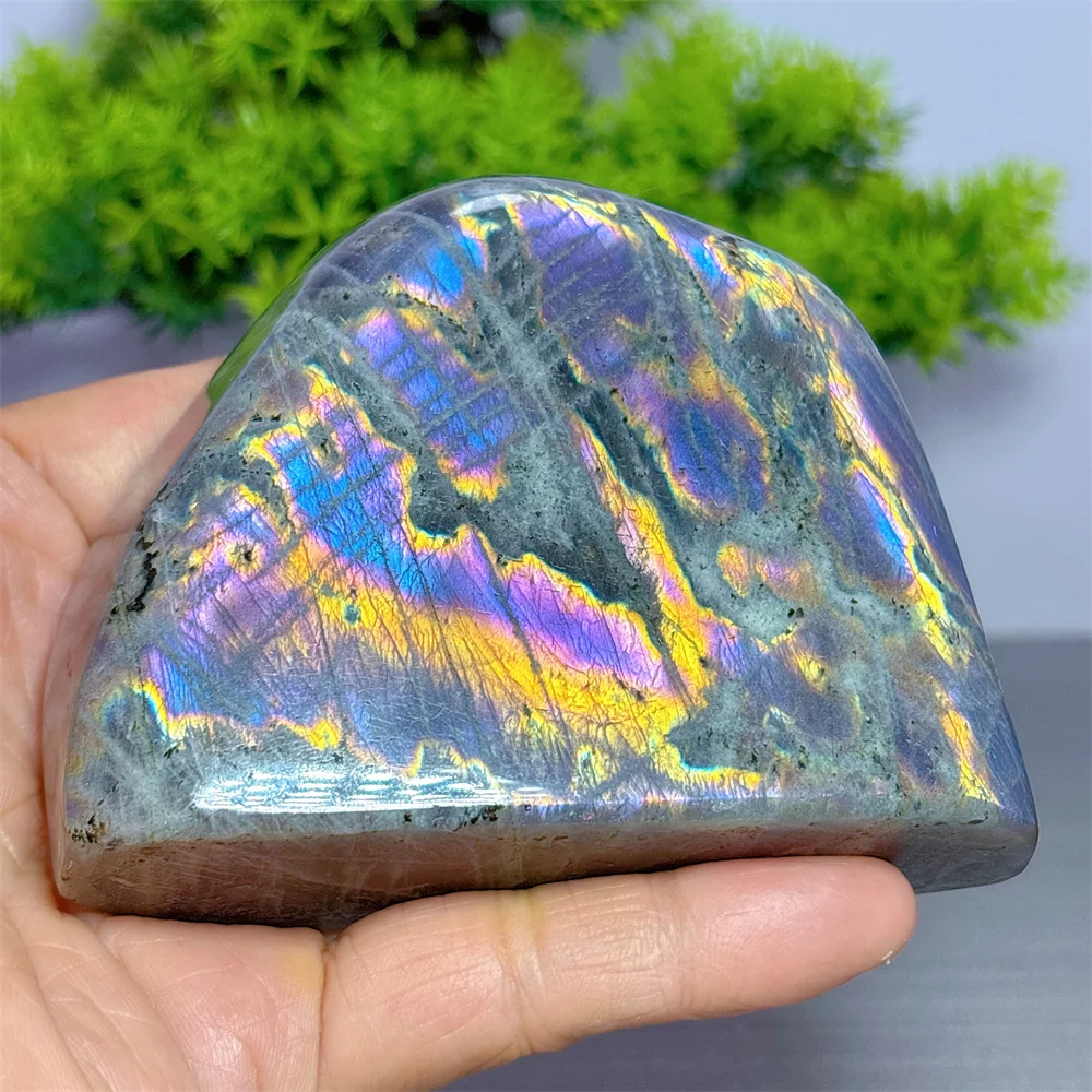 

Purple Labradorite Free Form Natural Crystal Home Garden Decoration Room decor Luck Quartz Stone Healing Energy Love Gifts