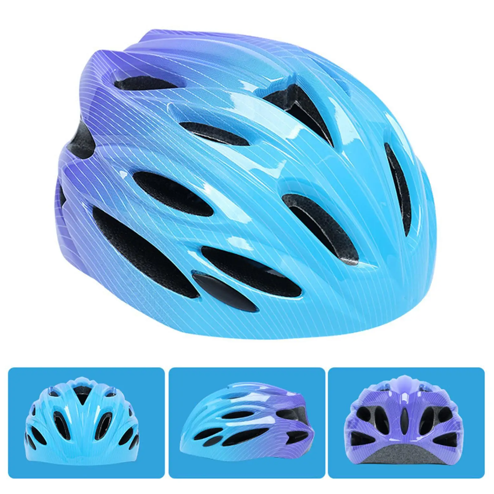 Bike Helmet for Kids Headgear 52cm-56cm Child Bicycle Helmet Cycling Helmet for Riding Roller Skating Rock Climbing Bicycling