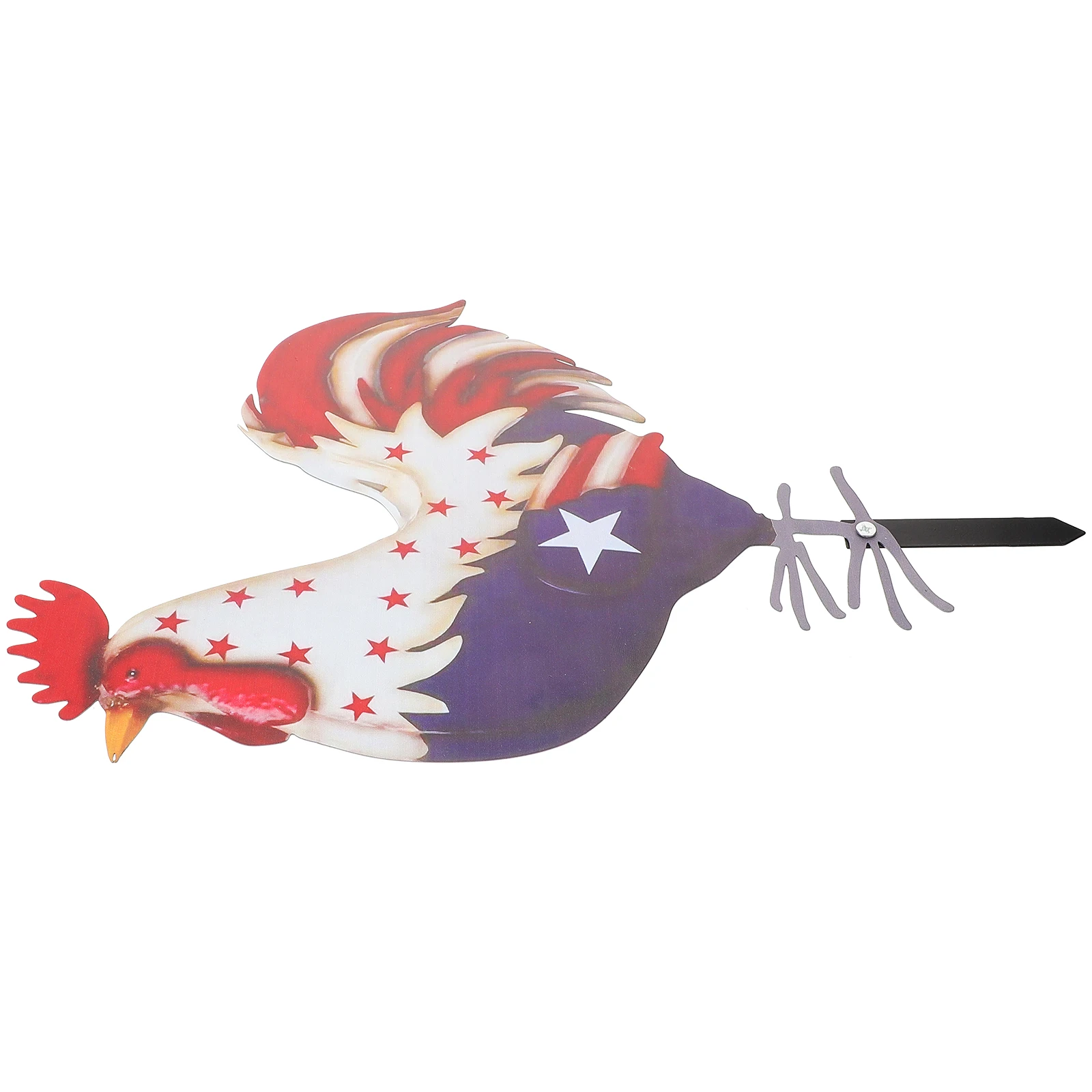 

Metal Rooster 30cm nament Iron Stake Garden naments naments Lawn Decoration Outdoor Garden Rooster Stake Insert