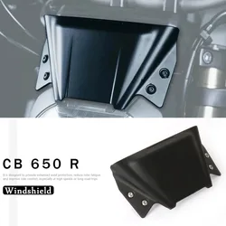 New Motorcycle Accessories Windscreen Windshield Black Spoiler Air Deflector For Honda CB 650R CB650R CB 650 R 2019-2023