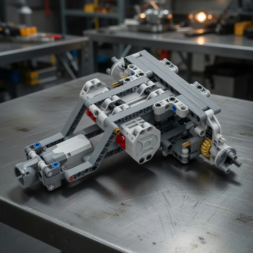Технический конструктор MOC: Механическая коробка передач, рулевое управление, детали подвески – набор для самостоятельной сборки инженерной модели для взрослых и любителей