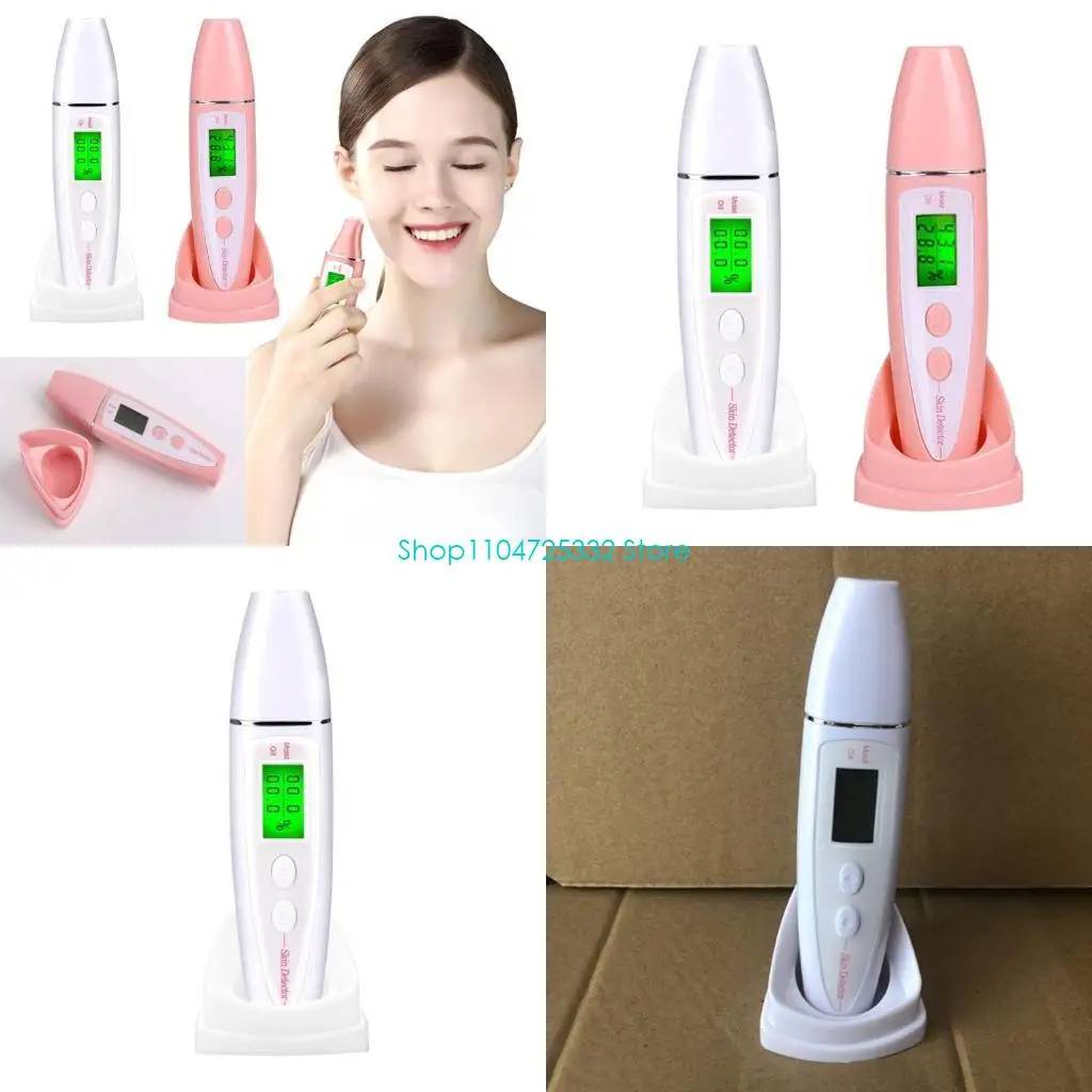 P5EA Skin Detector Face Moisture Water Detector Skin Tester Woman Beauty