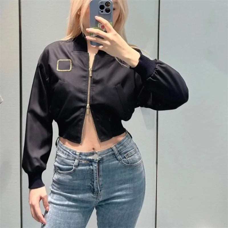 Autumn Women Blue Coat  U196650 Jacket Design Blue Colour Oversized Sweater Jumper Long Sleeve Top Zipper Coat Loose 2024 New