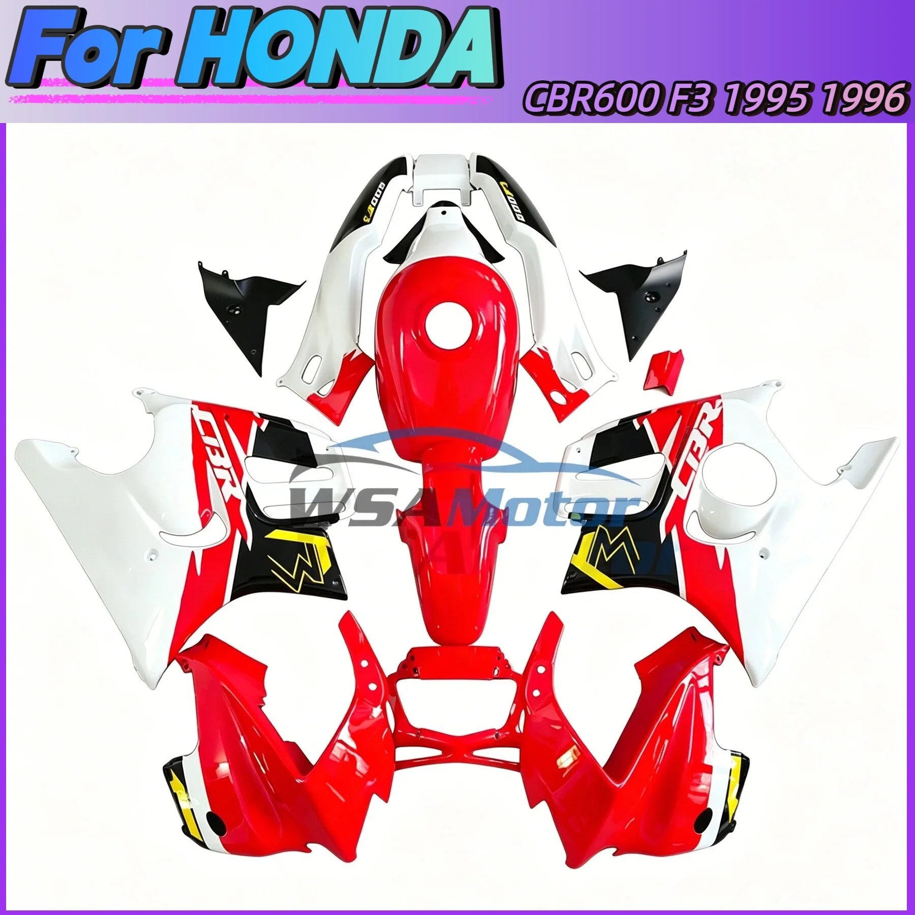 FOR HONDA Plastic Fairings CBR 600 F3 1995 - 1996 Repsol Abs Fairing CBR600 F3 95 96 Full Bodywork Kits CBR600F3