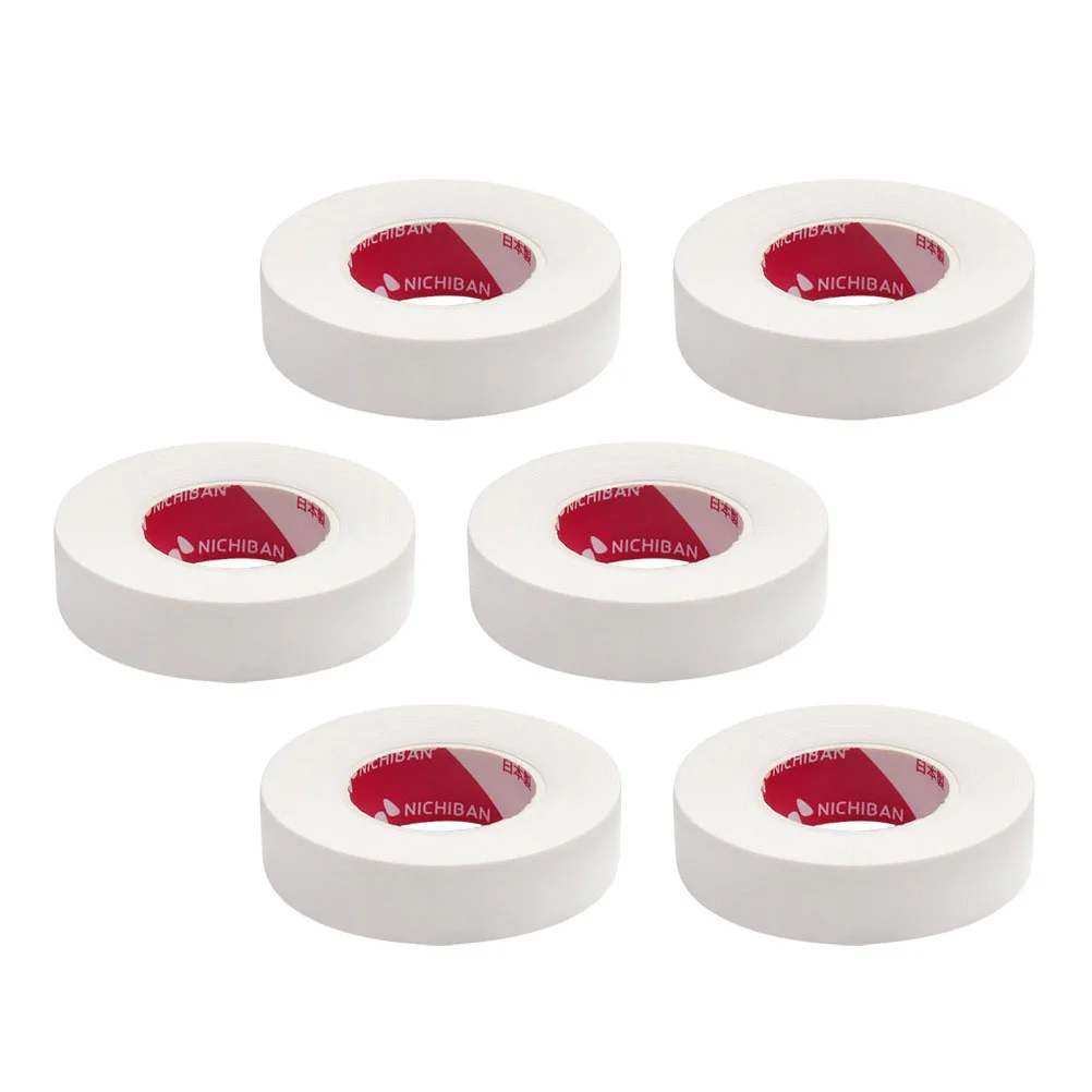 

6 Rolls Eyelash Tape Glue Adhesive Graft Tapes Polyolefin Film Makeup Miss Eyelashes Extension Tool