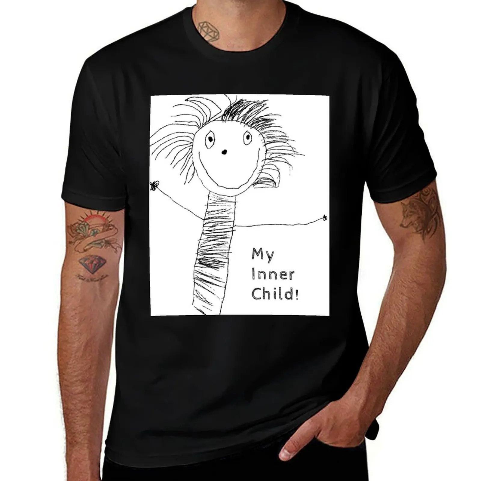 

Футболка My Inner Child с фигурками аниме, новые подарки и футболки, дизайнерские рубашки, рубашки с аниме для мужчин