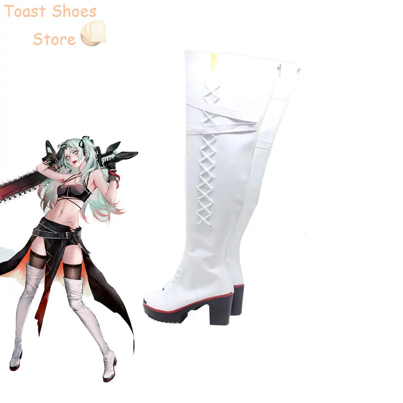 Jogo Path to Nowhere Wendy Sapatos Cosplay, Botas de Carnaval de Halloween, Sapatos PU, Adereços Cosplay, Costume Prop