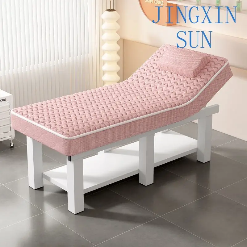 Latex Beauty Bed for Massage Therapy Salon Equipment for Body Contouring and TCM Physiotherapy Treatment Table for Spa and