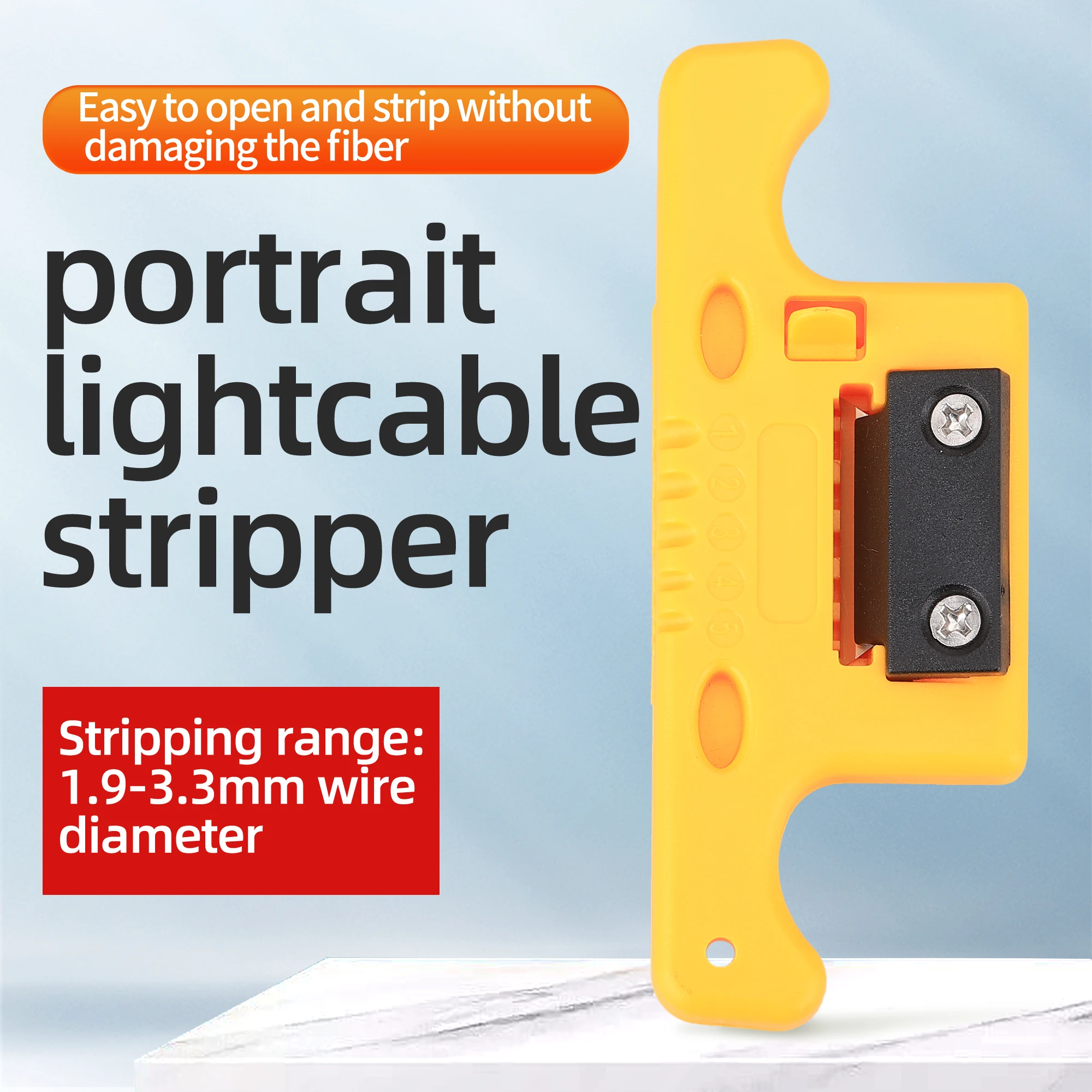 

Инструмент для зачистки волокна FTTH 1,9-3,3 мм, продольный зажим для зачистки кабеля, станок для резки оболочки кабеля, волоконный инструмент MT-5