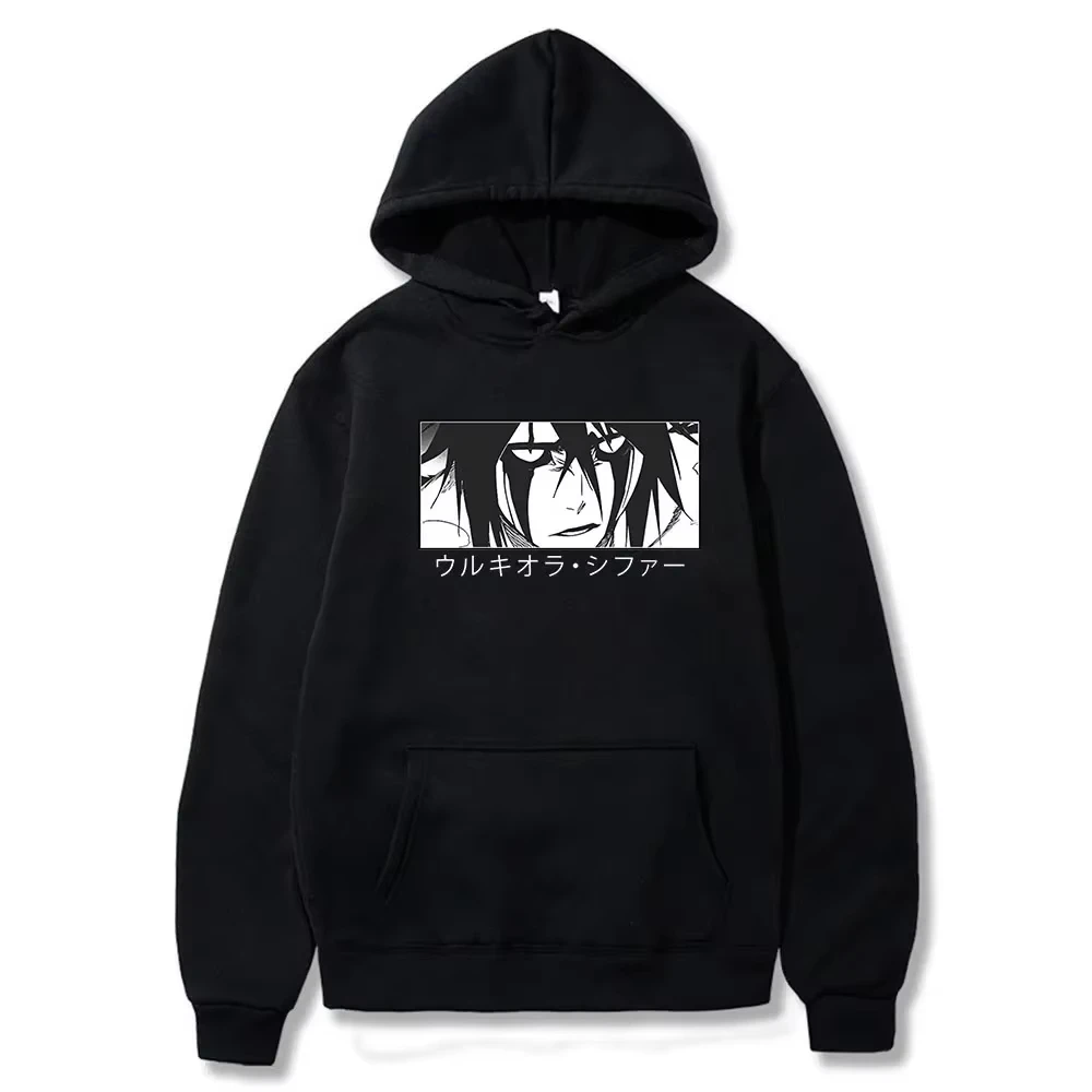 Bleach Ulquiorra Cifer Hoodie Unisex Herren Damen Baumwolle Grafikdruck Langarm Shinigami Sweatshirt Sommer Casual Bestseller