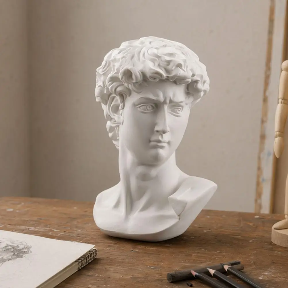 Multi-angle Observation Model Bust Statue Ornaments Resin Sculpture Figurines for Art Studio Decor Classic Mini for Drawing