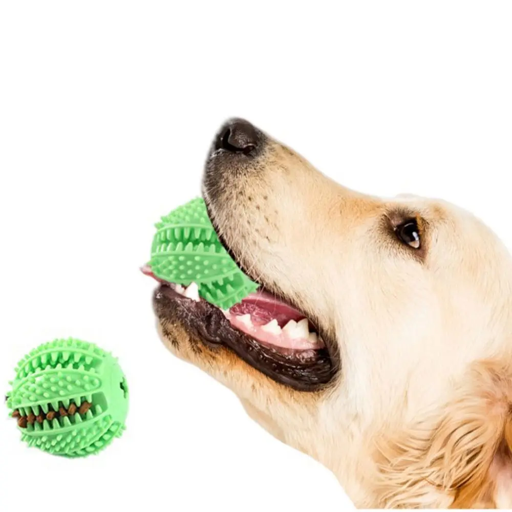 Blue Dog Leakage Food Ball Bite Resistant Candy/Fish Mouth/Ball Shape Puppy Chew Toys Ball TPR Dog Bite Resistant Toys