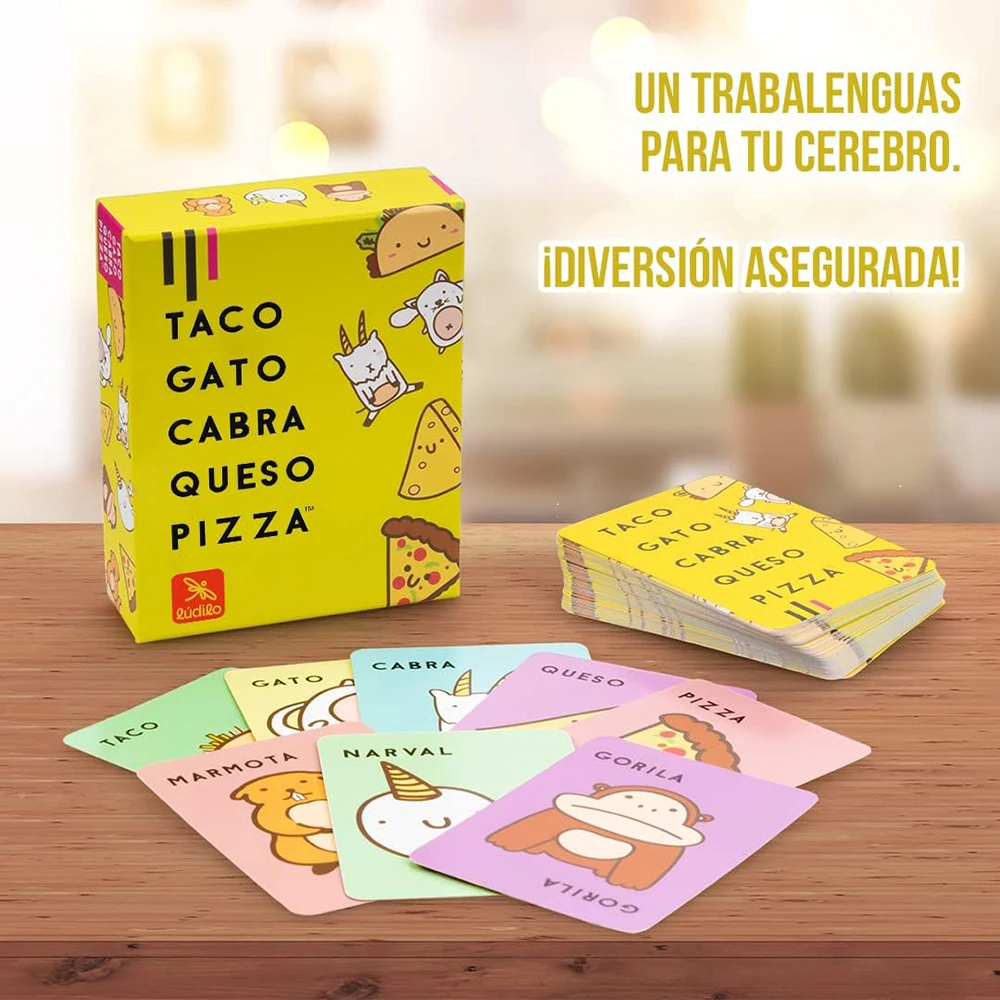 Vierkante Taco Gato Cabra Queso Pizza Juegos De Mesa Juegos De Mesa Nemen 8 Jaar O Más