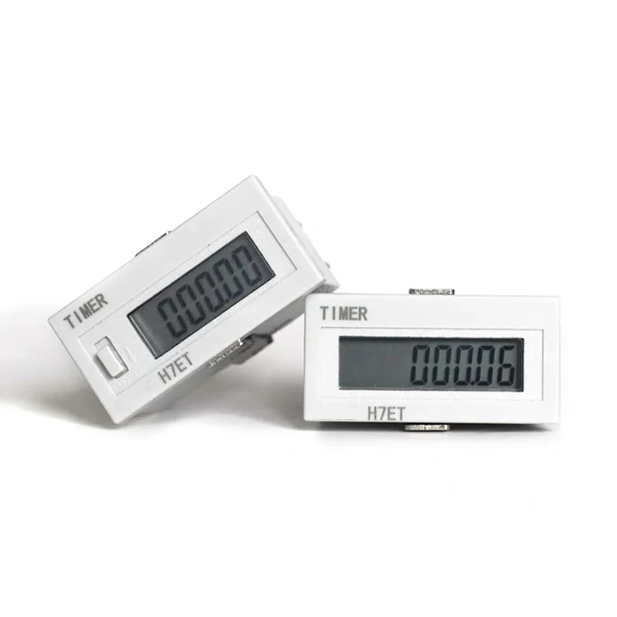 Wooeight 1 قطعة عداد رقمي للقوارب والشاحنات والجرارات والسيارات والديزل H7ET عداد كهربائي Totalizer مع 6 أرقام/8 أرقام #4