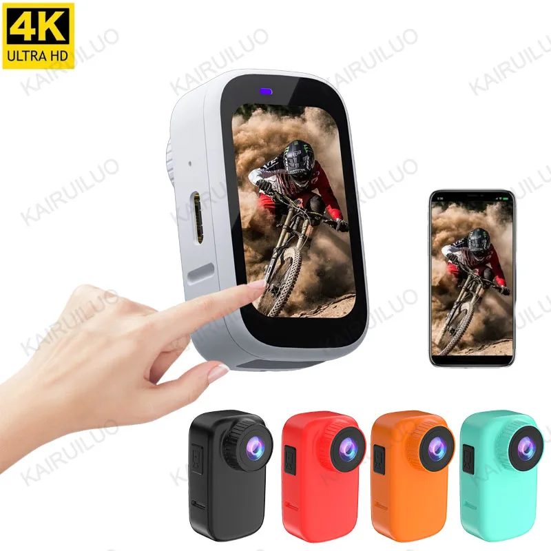 Action Camera 4K HD Touch Screen Pocket Cam Outdoor Anti Shake Sport Camcorder WiFi DV Video Recorder Bike Motorcycle